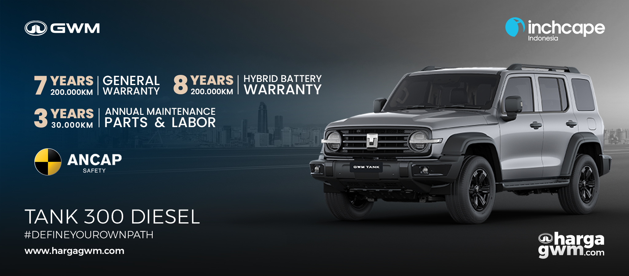 GWM Banner Tank 300 Diesel